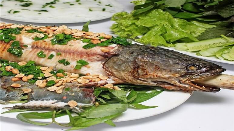 Cá lóc nướng mỡ hành 5