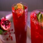 Nước ép lựu và chanh tươi thanh mát giải nhiệt cho mùa hè sôi động