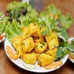 Đổi món với đậu hũ non tẩm hành lá chiên