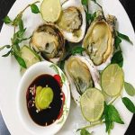 Xé lưỡi với món hàu sữa chấm mù tạt cho ngày cuối tuần